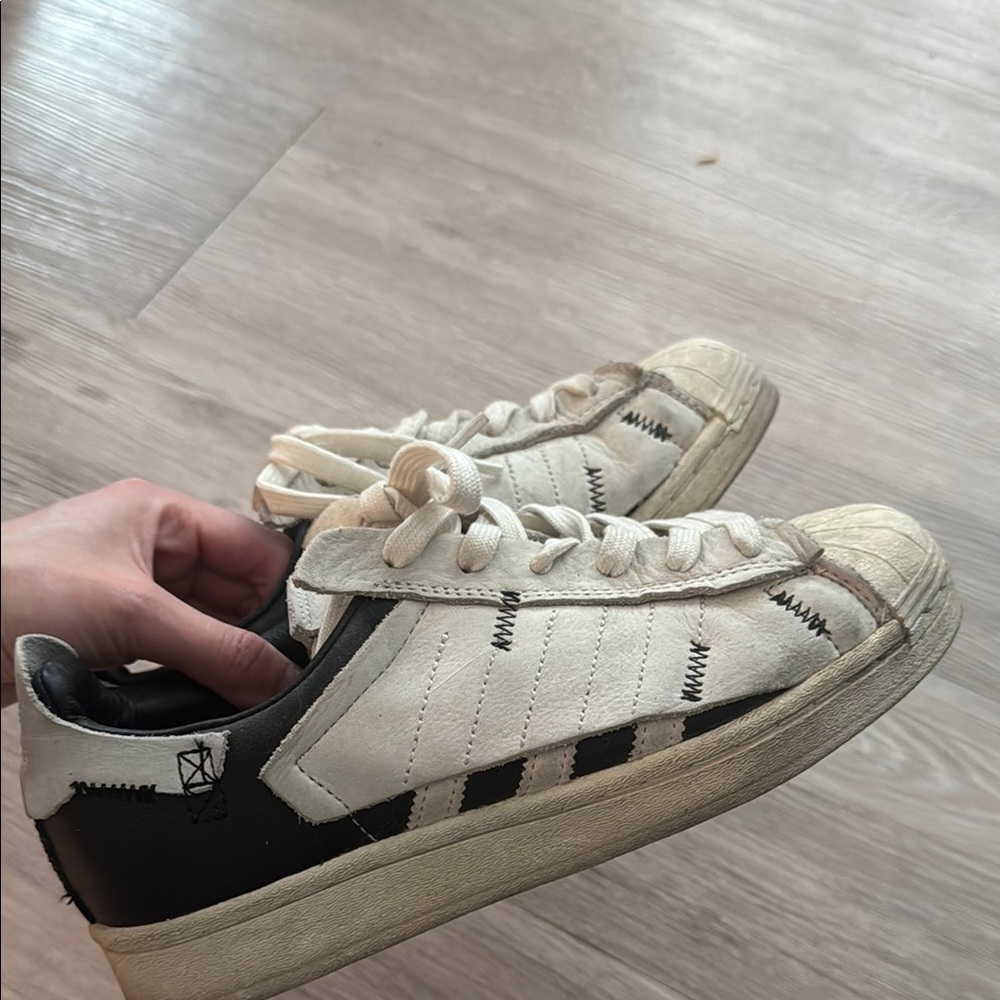 Adidas Black and White Sneakers